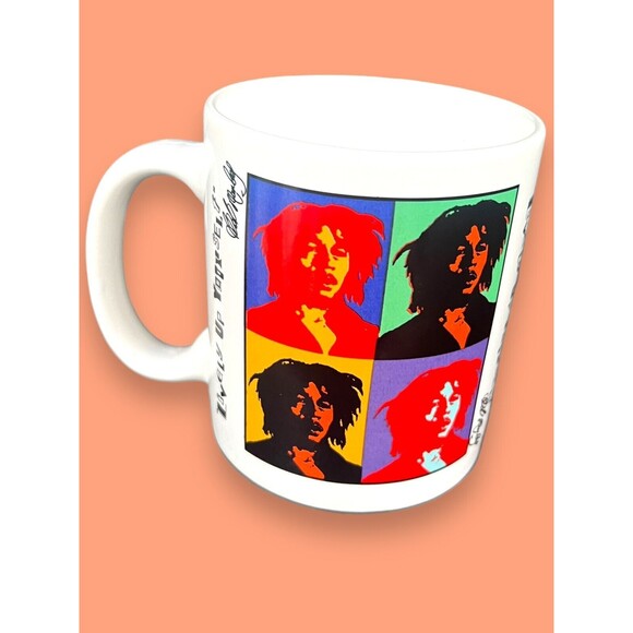 Vintage Bob Marley Coffee Tea Mug Lively Up Yourself Beat Street 1995 Pop Art - Picture 3 of 7